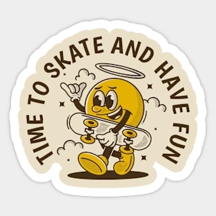 Time to skate Sticker